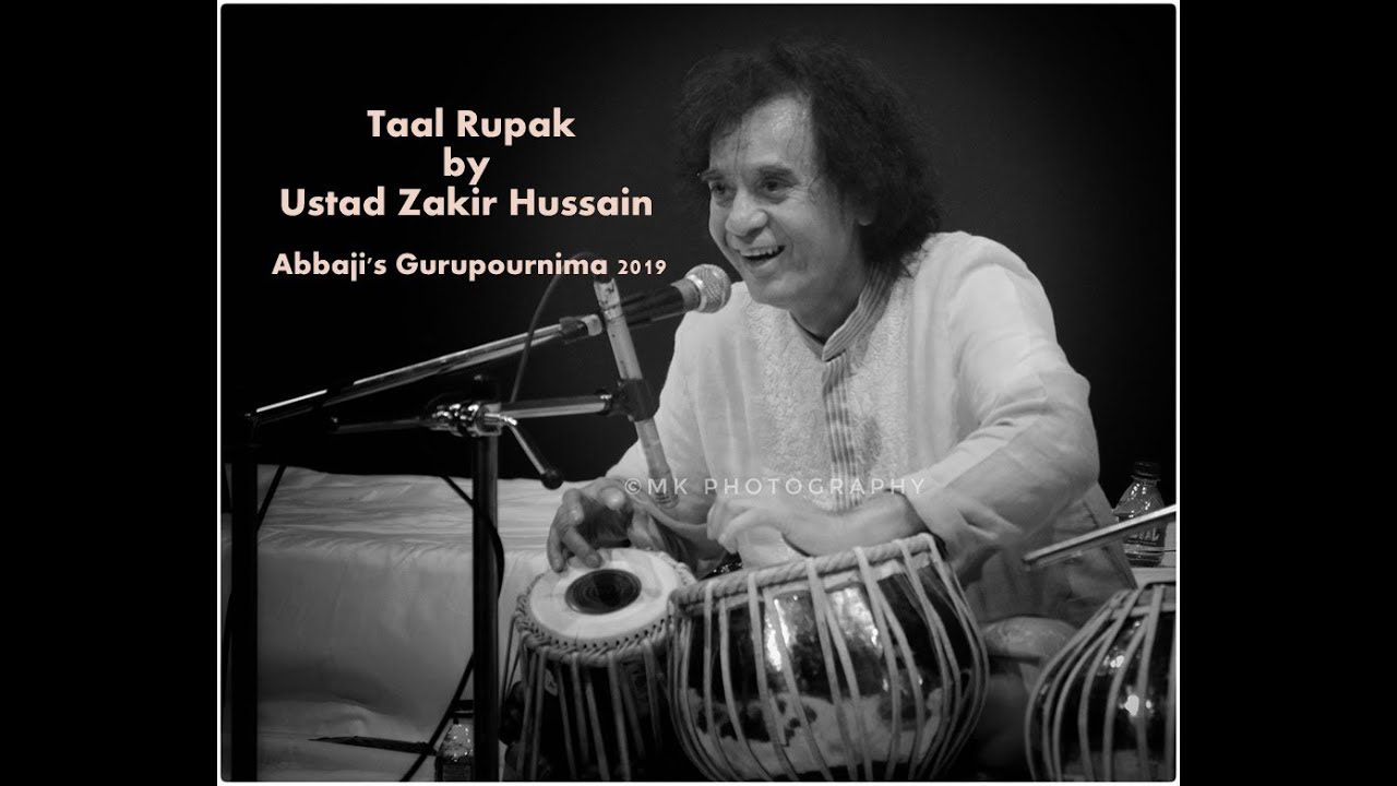 Ustad Zakir Hussain | Taal Rupak | Abbaji Gurupournima 2019 | HD