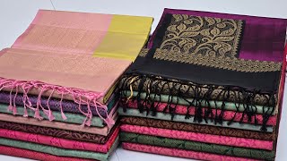 Coimbatore Wholesale || Pure Soft Silk Sarees With Price || latest Model Sarees || Handloom screenshot 4