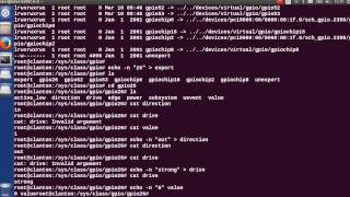 Intel Galileo lab 3 : access GPIO from linux
