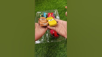 ASMR Unboxing and Testing Bus Tayo, McQueen and Friends No Talking With Natural Sound Water