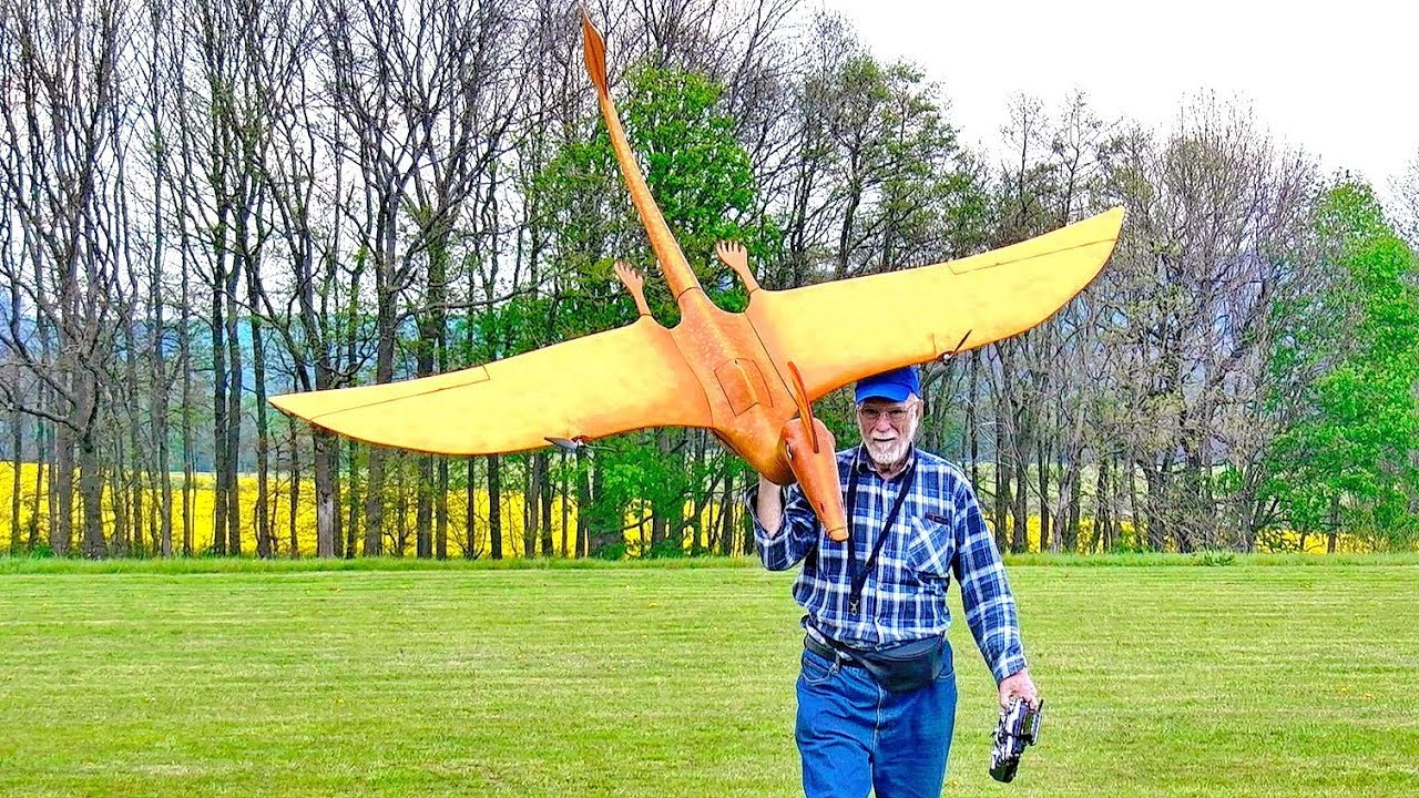 HUGE RC FLYING DINOSAUR AMAZING FLYING 