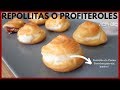 CÓMO HACER REPOLLITAS, PROFITEROLES O BOMBAS CASERAS | Receta fácil y con un sabor extraordinario!