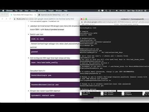 Setup SSH Google Cloud Platform