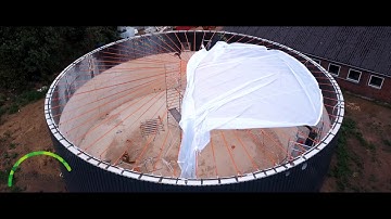 Installation DM cover in Beuningen, The Netherlands (Drone video)