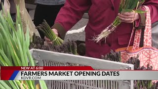 Front Range farmers market 2024 opening dates