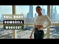 12 min dumbbell HIIT workout low impact and intense 🔥