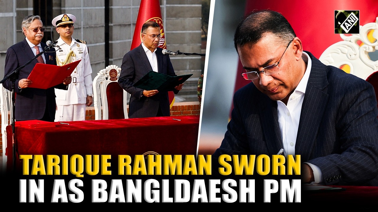 BNP’s Tarique Rahman sworn in as Bangladesh PM, ending party’s 20-year hiatus
