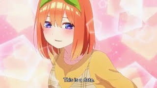 Yotsuba and Futarou dating moments I Quintessential Quintuplets Season 2  五等分の花嫁 ∬ Episode 10 