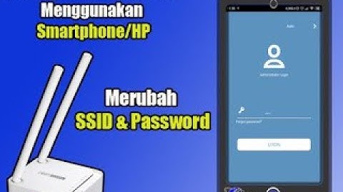 Cara Mengganti Password dan Nama WIFI Totolink N200RE V4 di HP