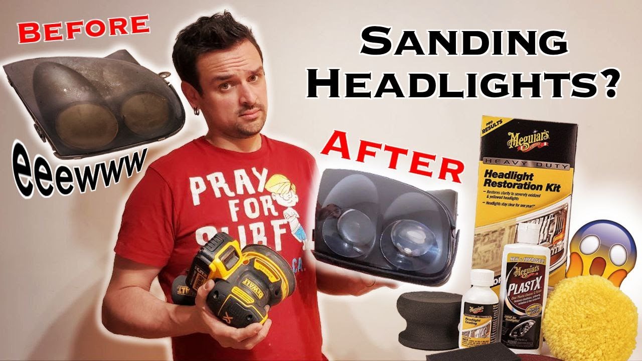 How to restore your old faded headlights back to new with Meguiars 1999 3000gt VR4 light Restoration