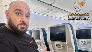 تجربة الدرجة السياحية علي الطيران العماني oman air economy class