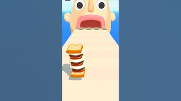Sandwich runner Max Level (Android,ios) Gameplay #shorts #youtubeshorts