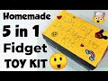 Homemade fidget toy kit 5 in 1 fidget toy kitpopit fidget toy without straightnerdiy fidget toy