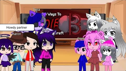 Piggy + 5 players react to 50 ways to die in Minecraft part 13 (100th video special)