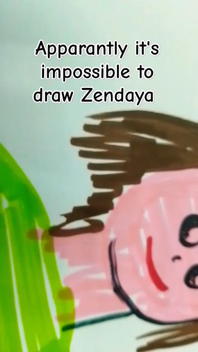 apparently it's IMPOSSIBLE to draw Zendaya😳...how did i do? | JULIA