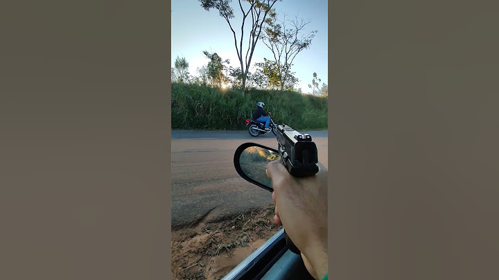 Quase tomou o dele #guns #moto #policia #arma #grau #titan #gta #gta5 #favela #brasil#estrada #agro