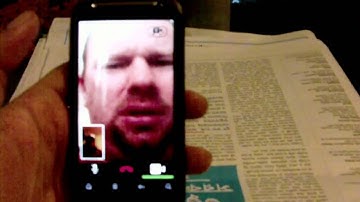 HTC Desire S Video Chat Test
