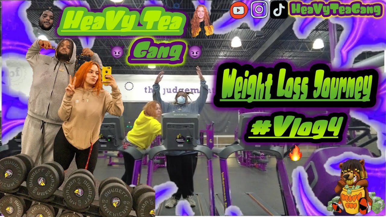 HeaVy Tea Gang - Weight loss journey - Vlog 4 Monday Chest & Biceps' Workout Routine