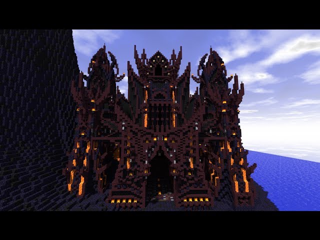 Upgrading Minecraft's Stronghold To This EPIC Evil Underground Fortress! 