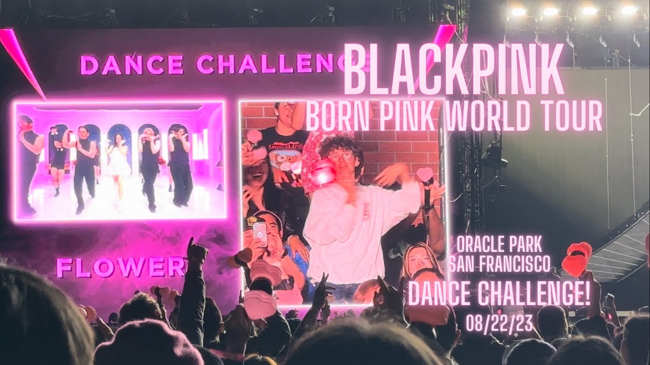 [4K] BLACKPINK - DANCE CHALLENGE - BORN PINK WORLD TOUR ENCORE IN SAN FRANCISCO [ORACLE PARK] 230822