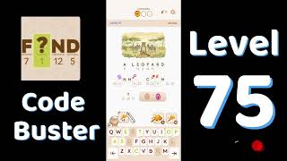 Code Busters Level 75 Walkthrough 🧩 | All Puzzle Solutions| Solutionguruji
