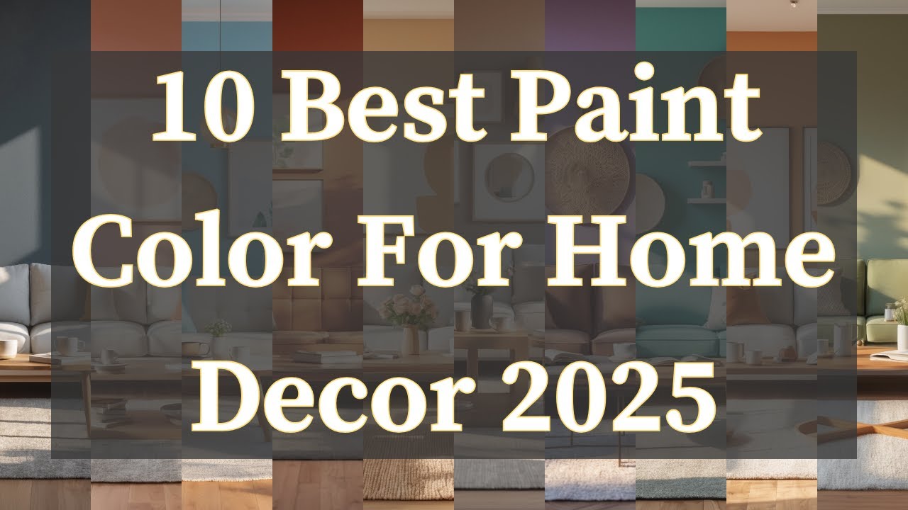 10 Best Paint Colors for Home Decor in 2025 | Transform Your Space ...