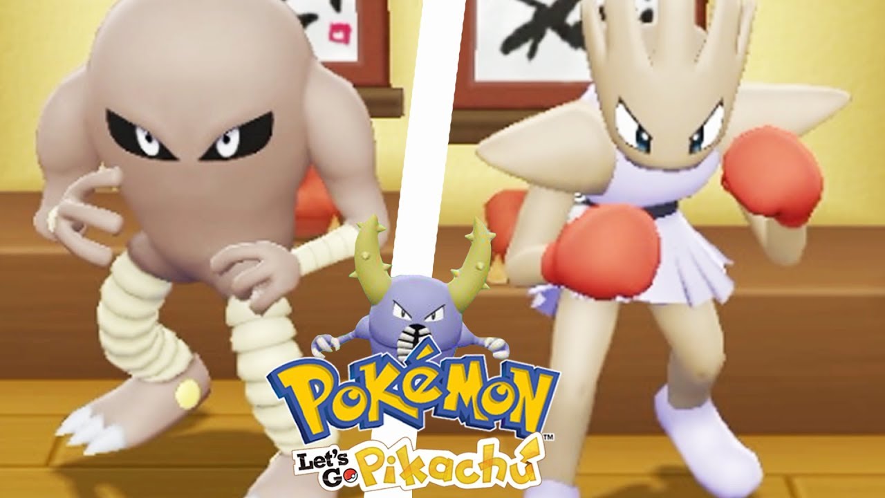 Hitmonlee or Hitmonchan in Pokemon Let's Go