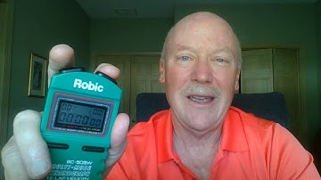 Robic SC 505W perfect stopwatch for Baseball and Football Coaches