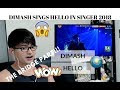 [REACTION] CHILLIN' BRIDGE PART! DIMASH sings HELLO (Lionel Richie) | SINGER 2018 | JANGReacts