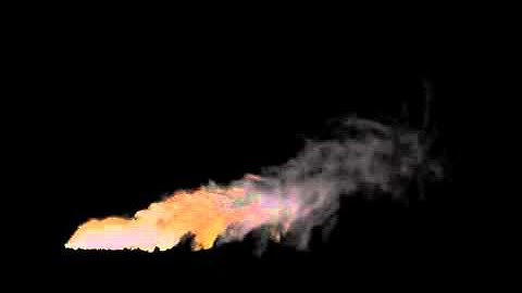 Blender 2.5 Fire smoke test