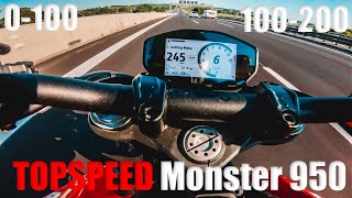 Ducati Monster 950 | TOPSPEED | 0-100 | 100-200