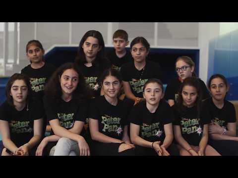 მიუზიკლის \"დისნეის პიტერ პენი\"  რეპეტიცია