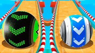 Going Balls vs City Rolling Ball: Ball Games 3D Gameplay Comparison screenshot 4