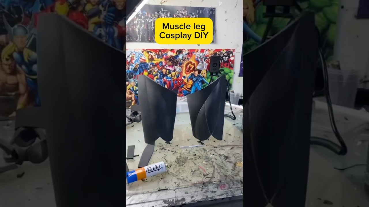 Muscle Legs Armor DIY #cosplay #cosplaytips #cosplaytutorial #cosplayhacks #artcraft #diy #handmade