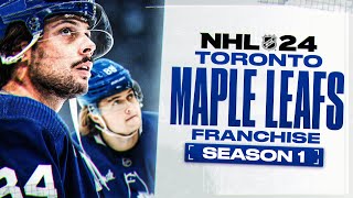 NHL 24: TORONTO MAPLE LEAFS FRANCHISE MODE - SEASON 1