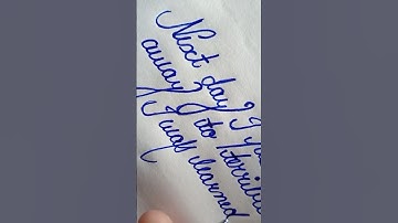 Cursive writing by Improve with me ✍️ guys plz subscribe to my channel #cursive #video #shorts
