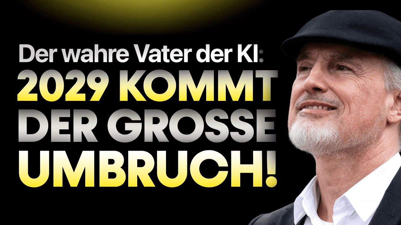 Der Vater der KI: „Wir haben noch 3 Jahre!” Roboter, Singularität & die Zukunft (Jürgen Schmidhuber)