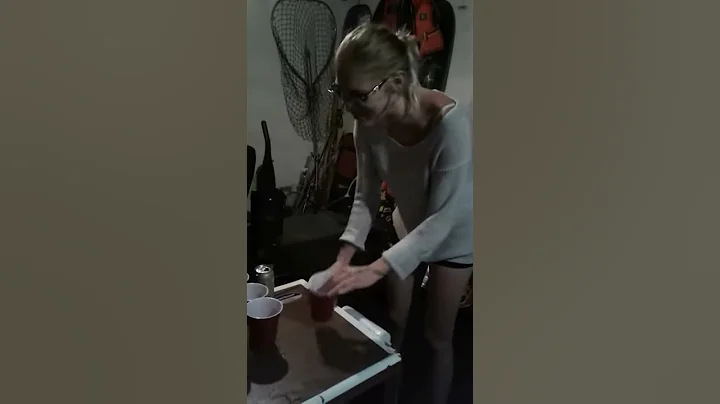 Fast drumming beer pong