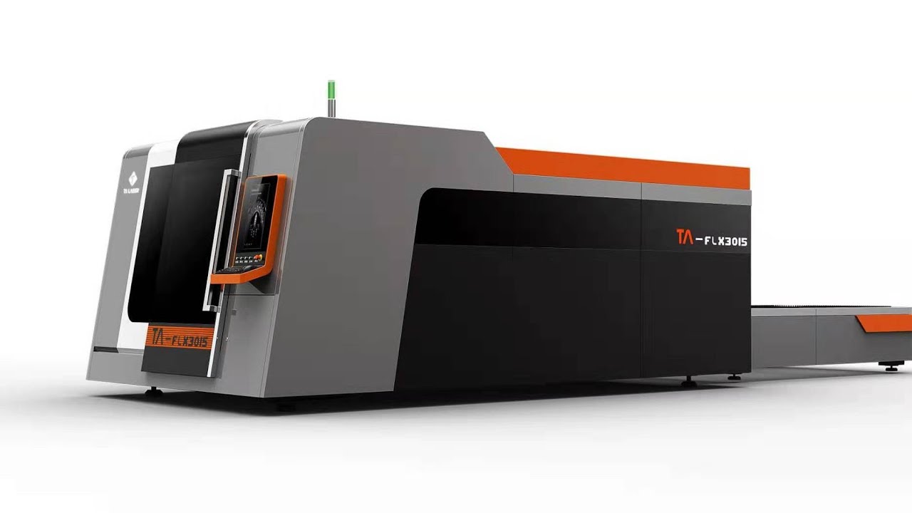 India fiber laser cutting machine installation - YouTube