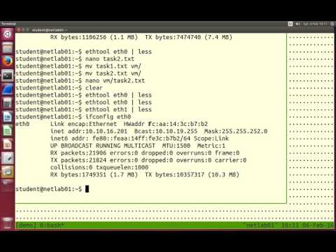 Linux Networking: ifconfig, ethtool (2 of 6)