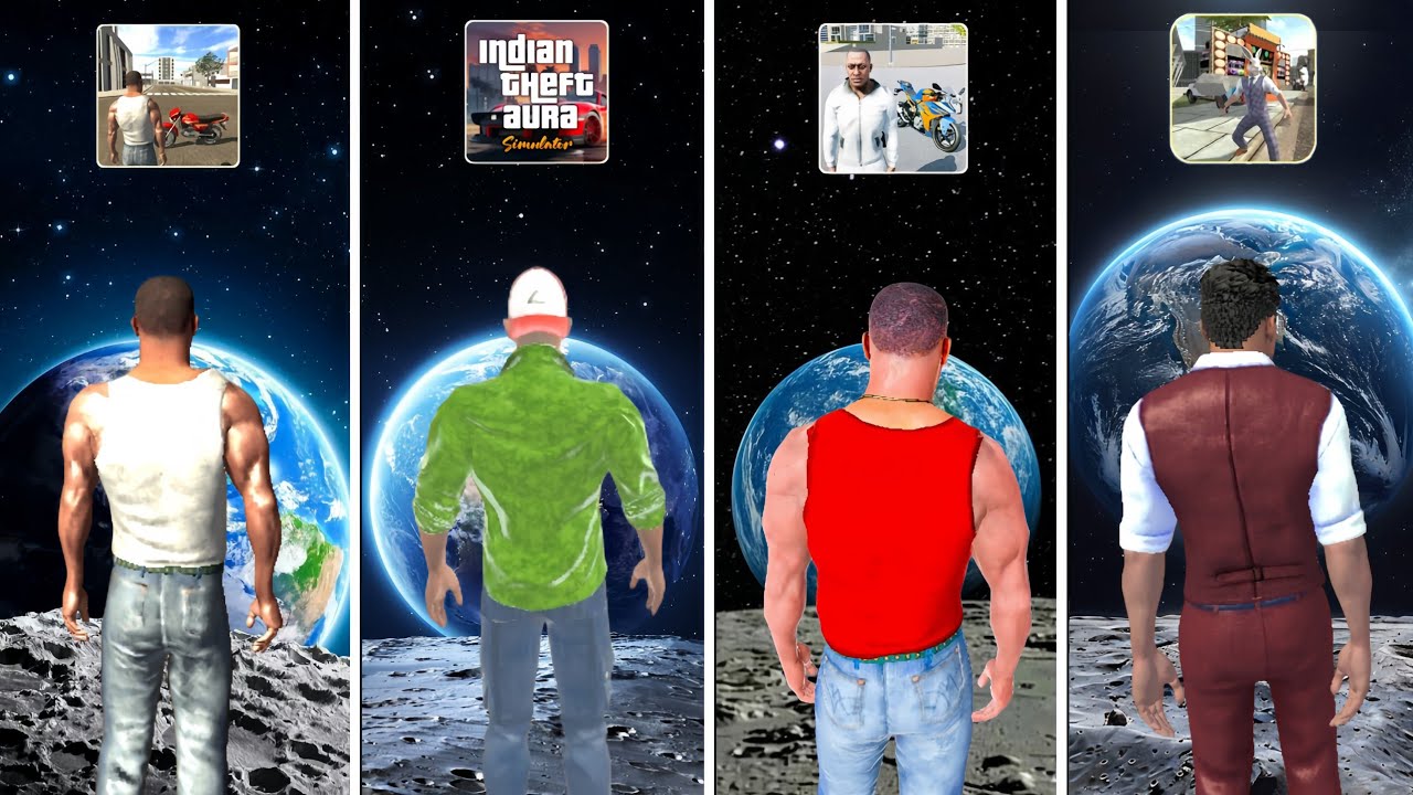 Jumping from space in Indian GTA Games 🤯