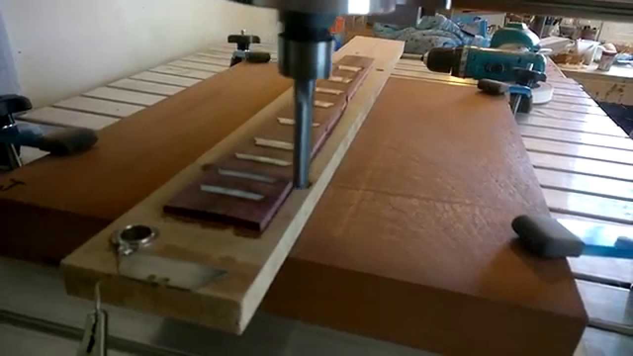 Gil Yaron Guitars - CNC LP Inlay shaving