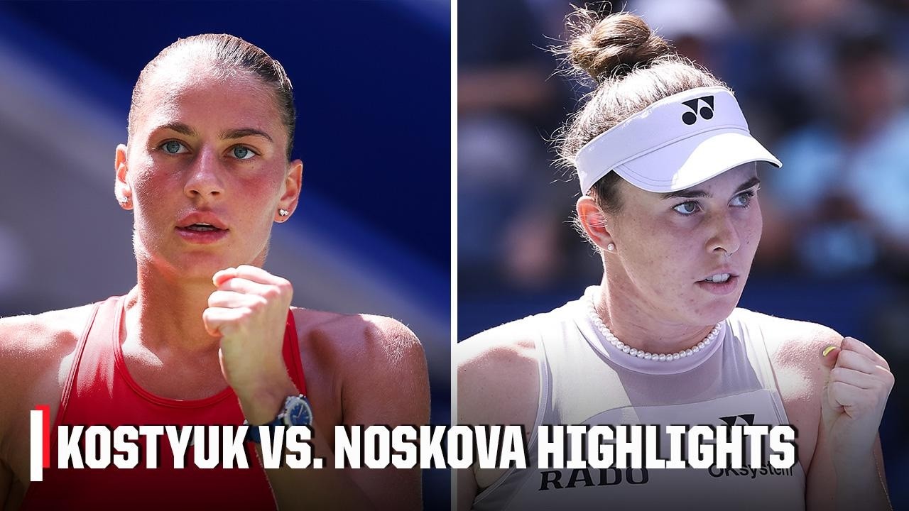 No. 11 Marta Kostyuk vs. No. 6 Linda Noskova | Full Match Highlights | 2026 US Open