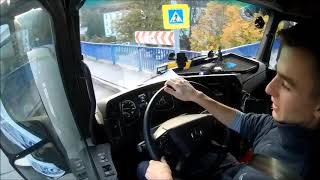 Řidič kamionu, první komentované video. Blansko-Vyškov. Icom