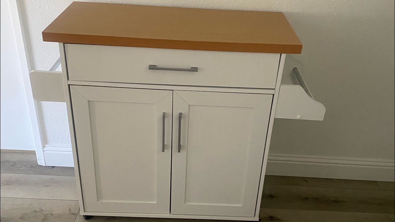 Building a Kitchen Island with Wheels