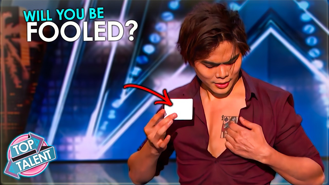 Он лучший фокусник, когда-либо проходивший прослушивание на AGT? Смотрите, что происходит.