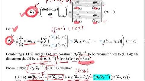 D.1.  Asymptotic distribution of GMM estimators