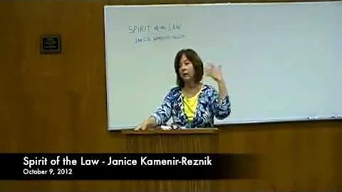 Spirit of the Law - Janice Kamenir-Reznik