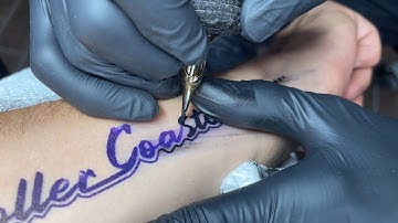Script tattoo | Real time & sound