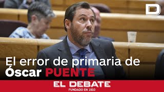 El error garrafal del ministro Puente en el Senado: «En España hay 54 provincias»